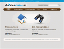 Tablet Screenshot of diabeteswinkels.nl